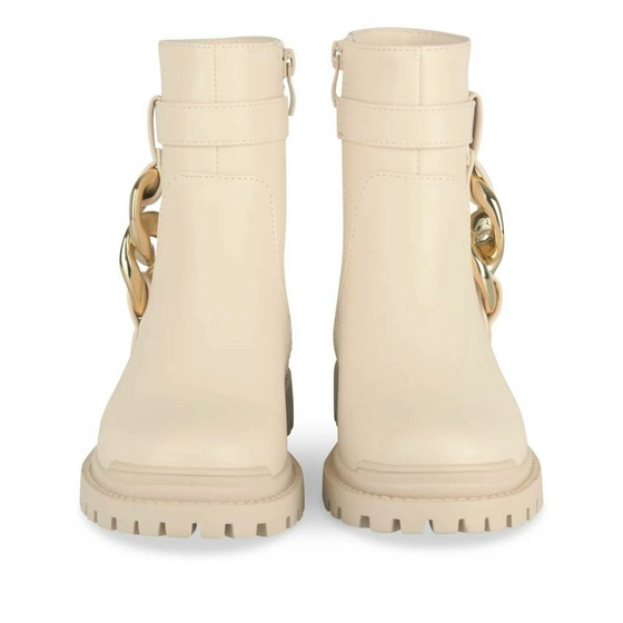 Ankle boots BEIGE LOVELY SKULL