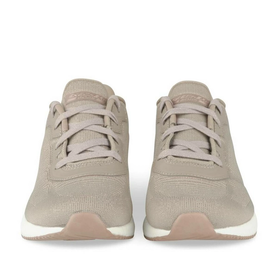 Baskets BEIGE SKECHERS Bobs Squad Glam League