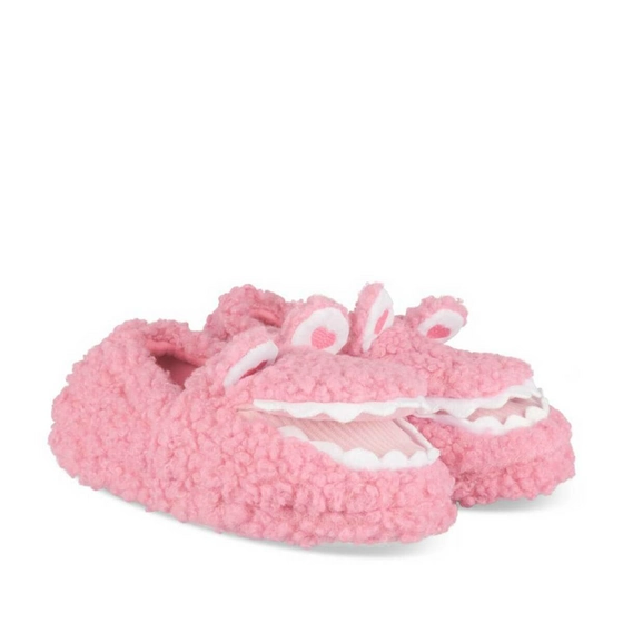 Chaussons crocodile FUSCHIA LOVELY SKULL