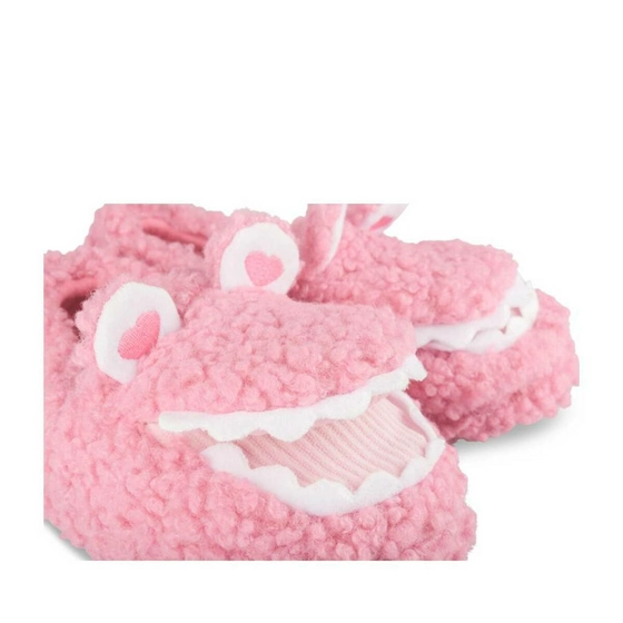 Chaussons crocodile FUSCHIA LOVELY SKULL