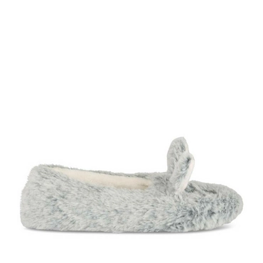 Chaussons lapin GRIS LOVELY SKULL