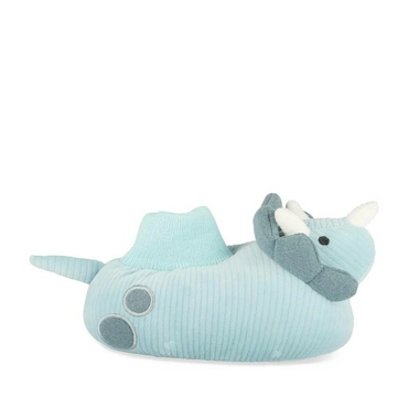 Pluche pantoffels dinosaurus BLAUW CHARLIE & FRIENDS