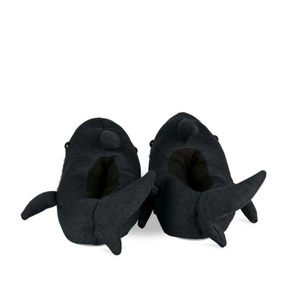 Chaussons peluche requin MARINE DENIM SIDE