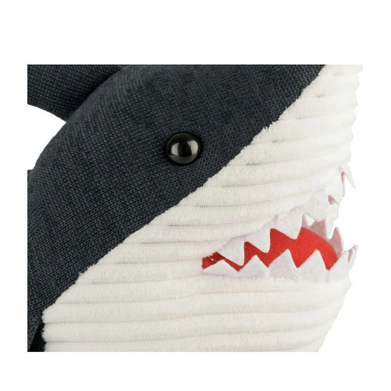 Plush slippers shark NAVY DENIM SIDE