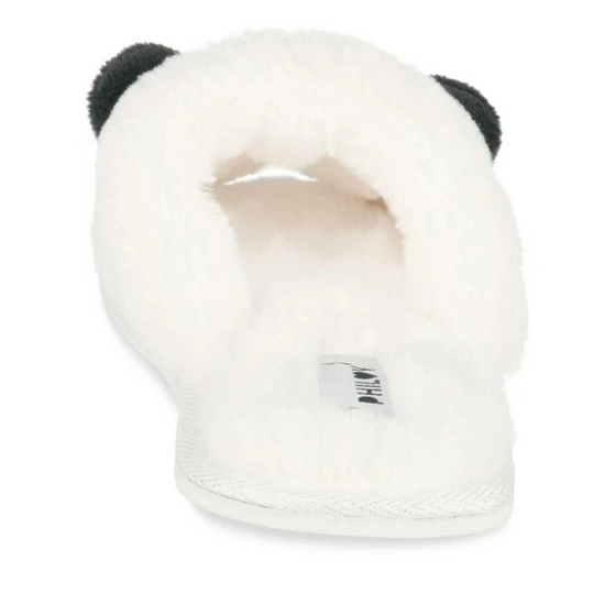 Chaussons panda BLANC PHILOV