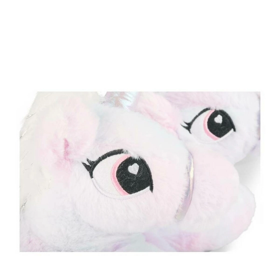 Chaussons peluche licorne VIOLET MERRY SCOTT