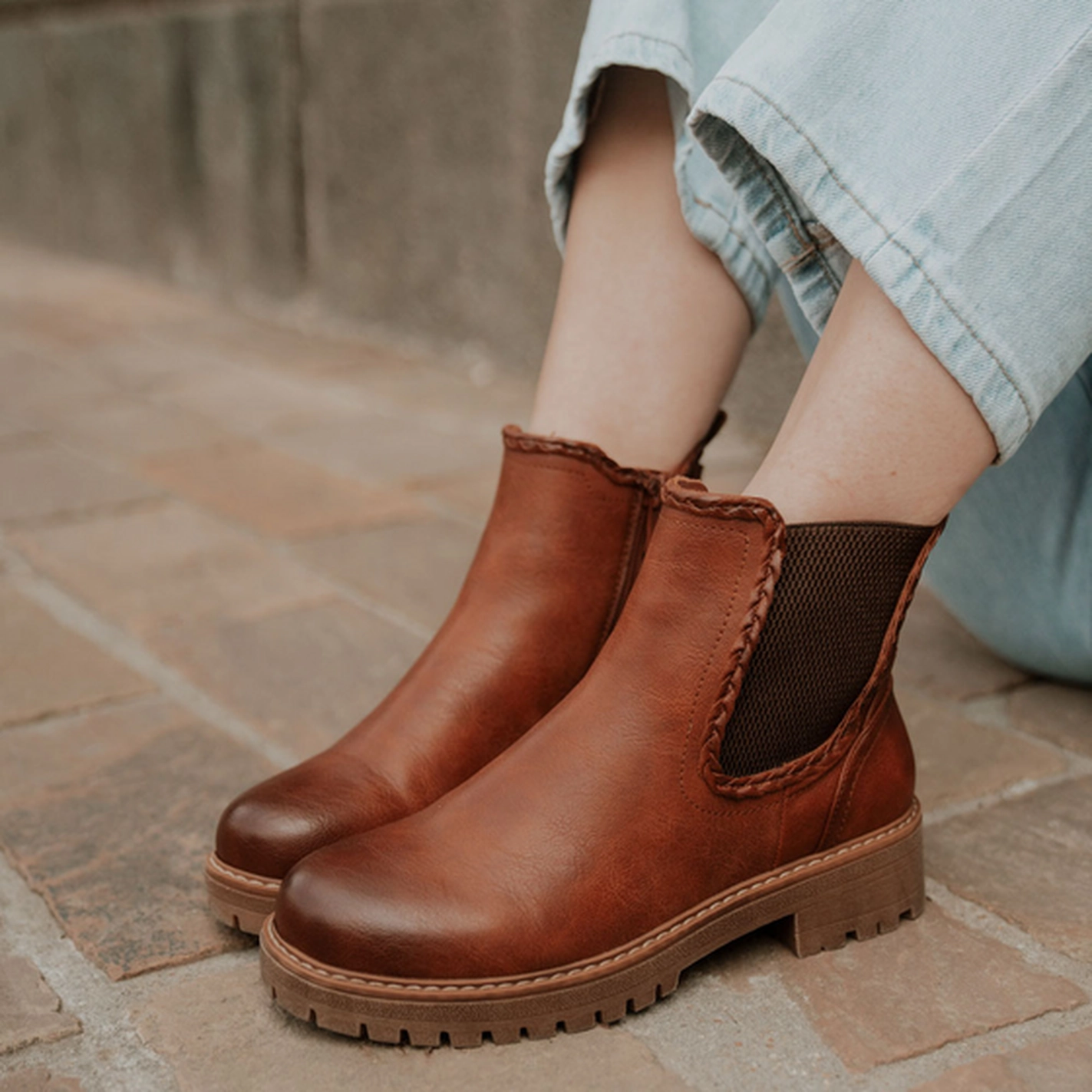 Ankle boots COGNAC PHILOV