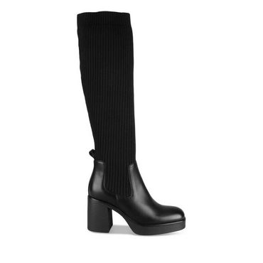 Thigh-High Boots BLACK MERRY SCOTT