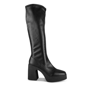 Thigh-High Boots BLACK MERRY SCOTT