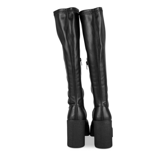 Thigh-High Boots BLACK MERRY SCOTT