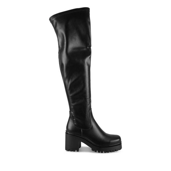 Thigh-High Boots BLACK MERRY SCOTT