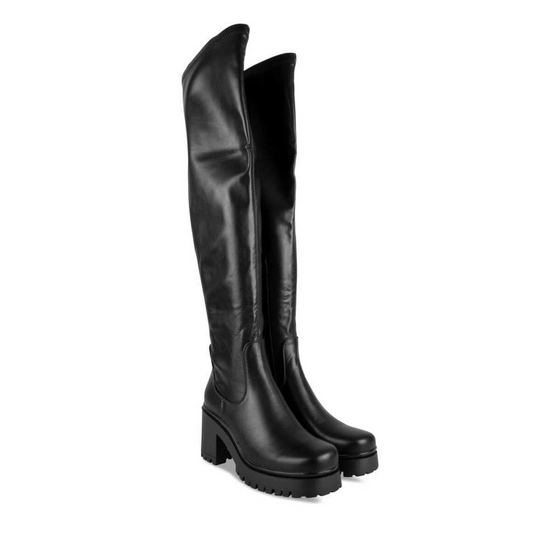 Thigh-High Boots BLACK MERRY SCOTT