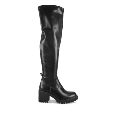 Thigh-High Boots BLACK MERRY SCOTT