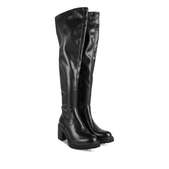 Thigh-High Boots BLACK MERRY SCOTT