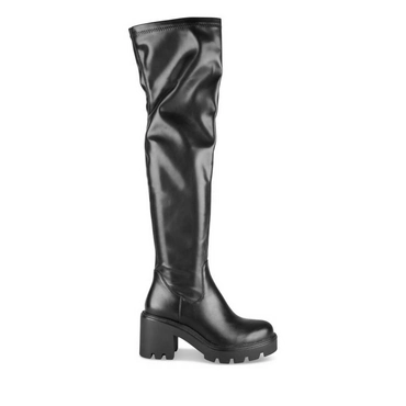 Thigh-High Boots BLACK MERRY SCOTT