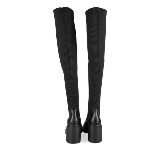 Thigh-High Boots BLACK MERRY SCOTT