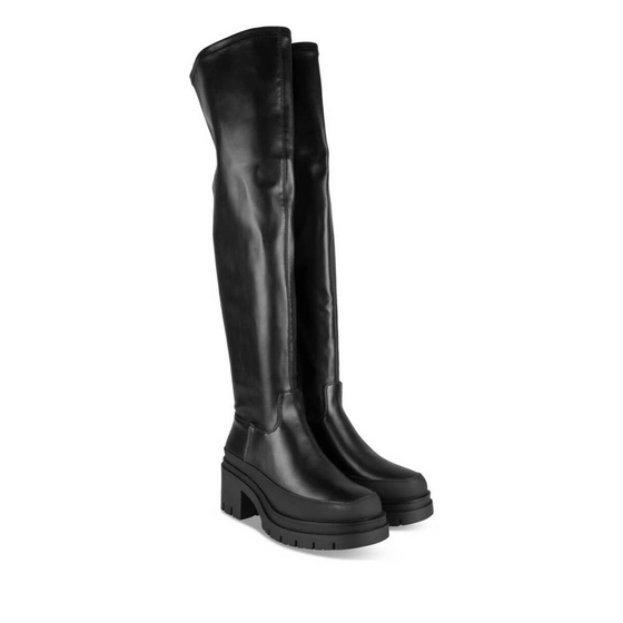 Thigh-High Boots BLACK MERRY SCOTT