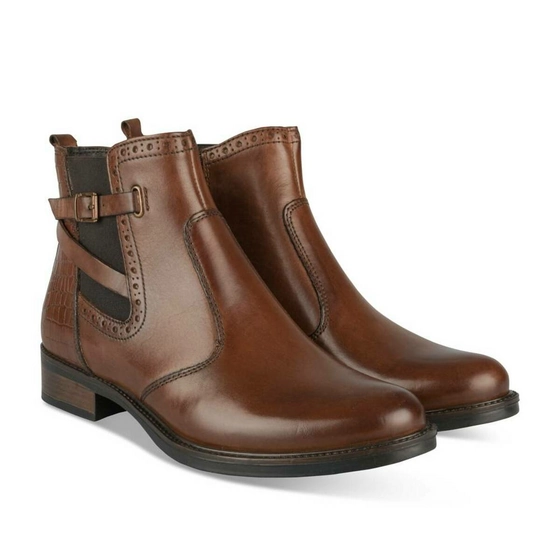 Bottines MARRON MEGIS ELEGANT