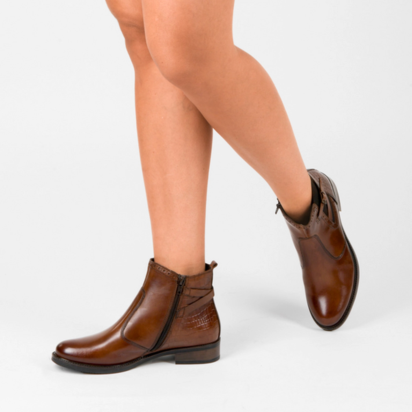 Bottines MARRON MEGIS ELEGANT