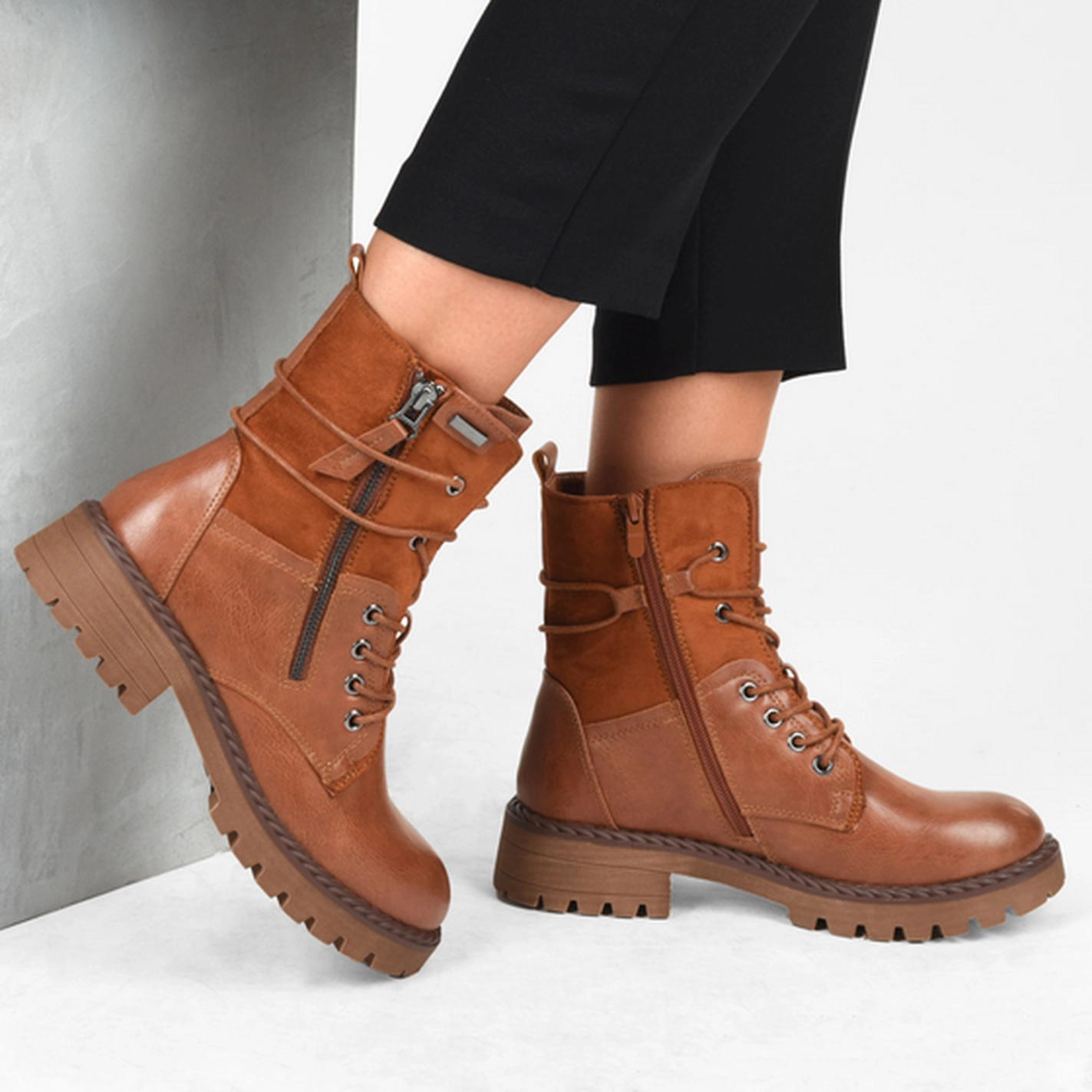 Bottines COGNAC MERRY SCOTT