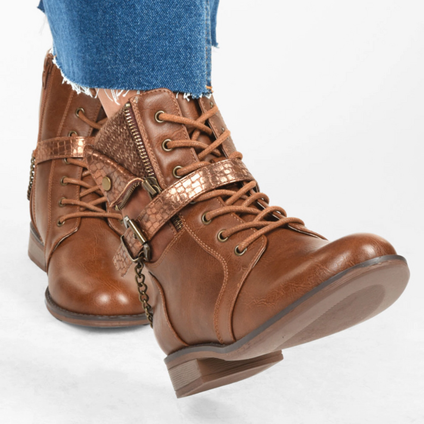 Ankle boots COGNAC PHILOV