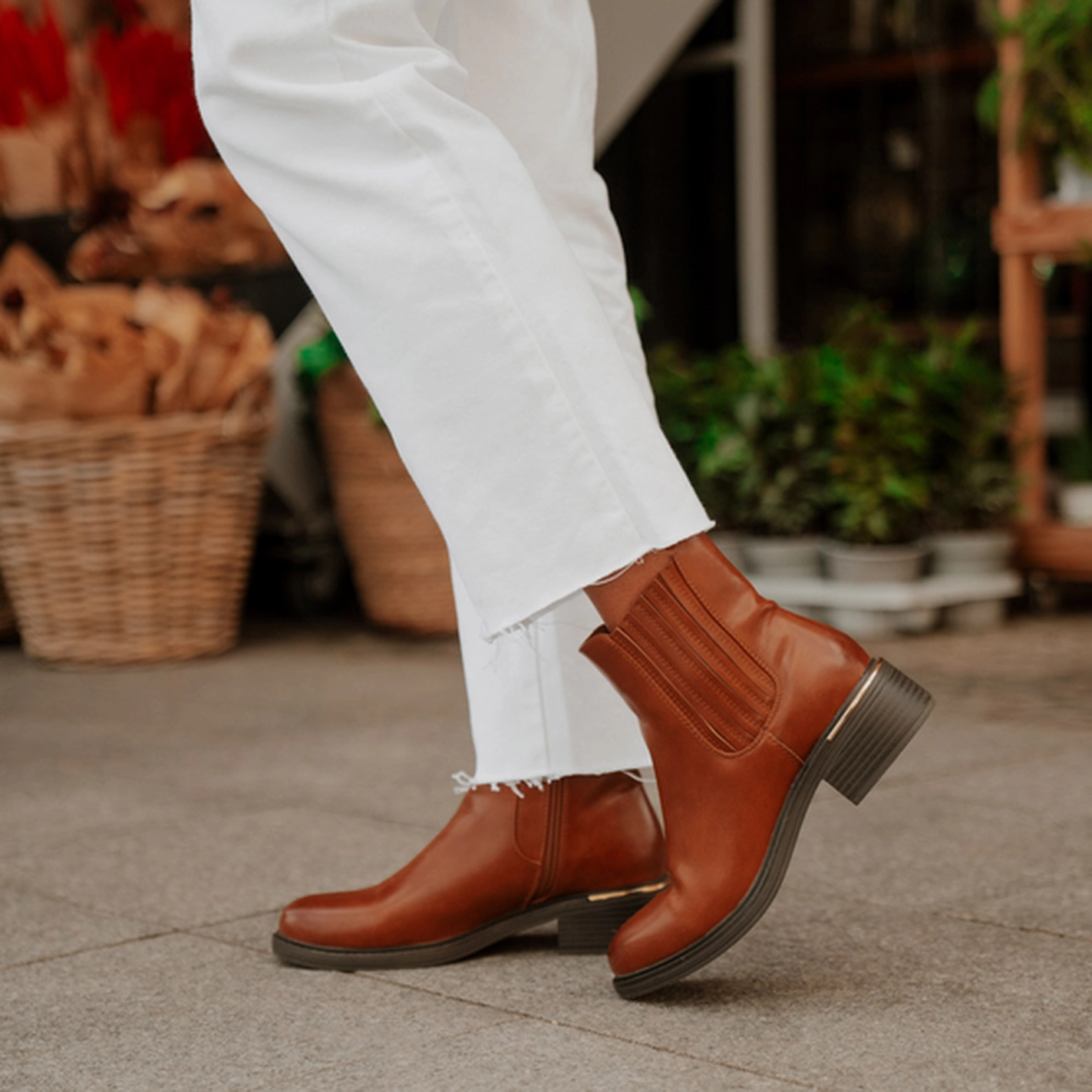 Ankle boots COGNAC PHILOV