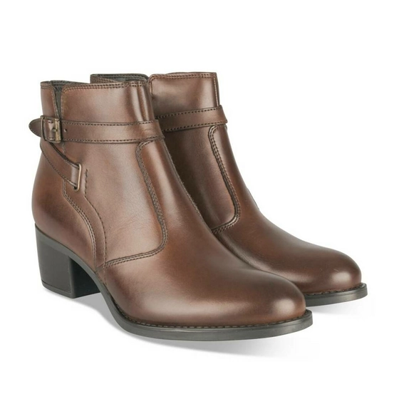 Bottines MARRON MEGIS ELEGANT