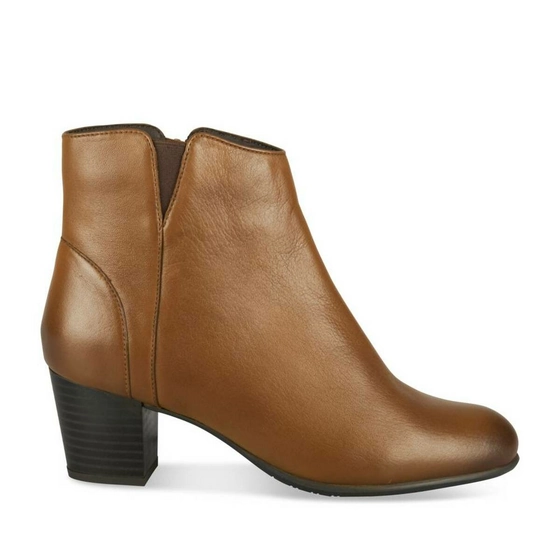 Bottines COGNAC MEGIS ELEGANT