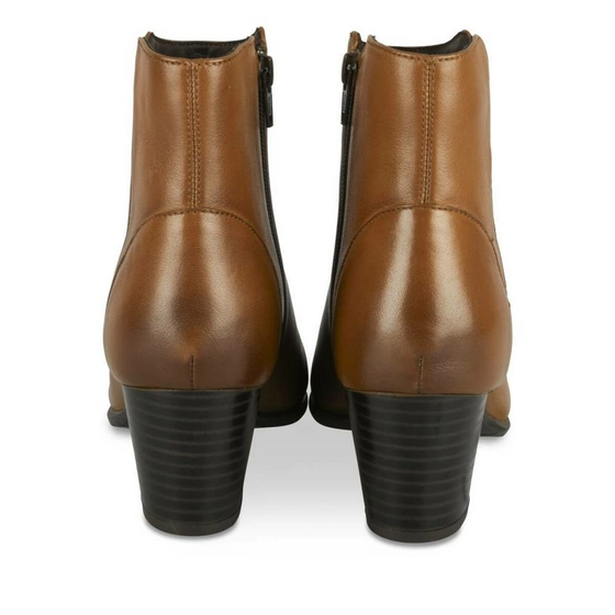 Bottines COGNAC MEGIS ELEGANT