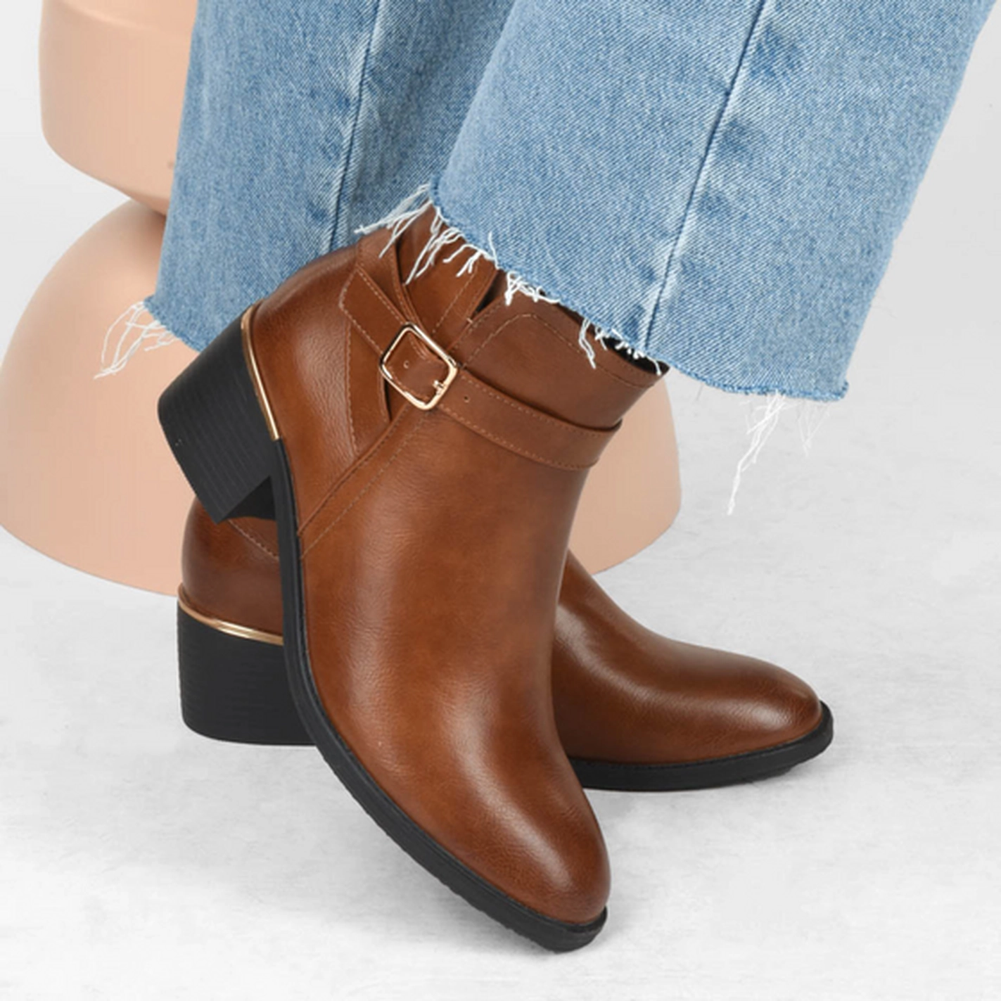 Ankle boots COGNAC PHILOV