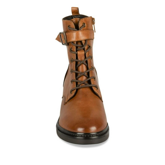 Ankle boots COGNAC MEGIS ELEGANT