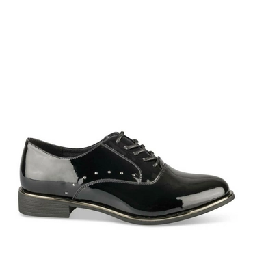 Derbies NOIR Fille Elastique LOVELY SKULL