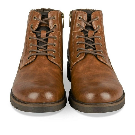 Bottines COGNAC DENIM SIDE