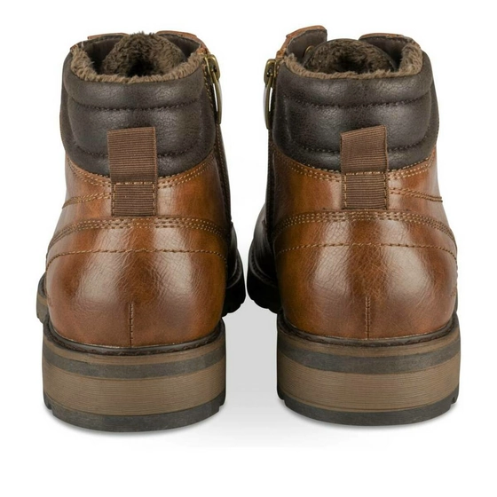 Bottines COGNAC DENIM SIDE