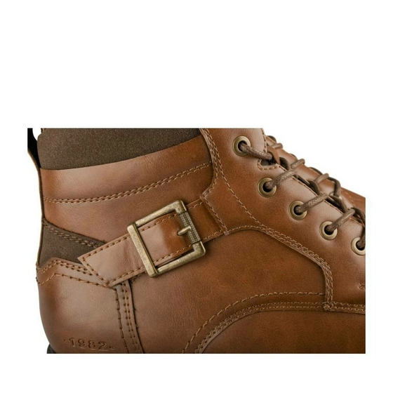 Ankle boots COGNAC DENIM SIDE