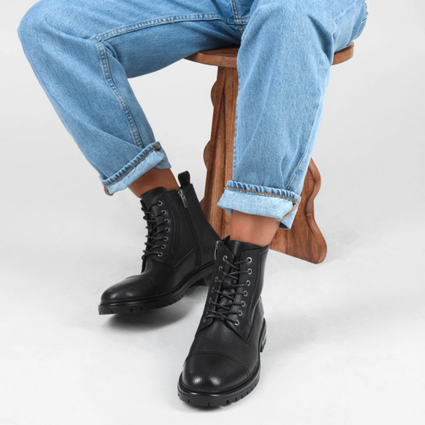 Bottines NOIR DENIM SIDE