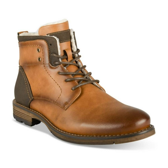 Bottines COGNAC DENIM SIDE