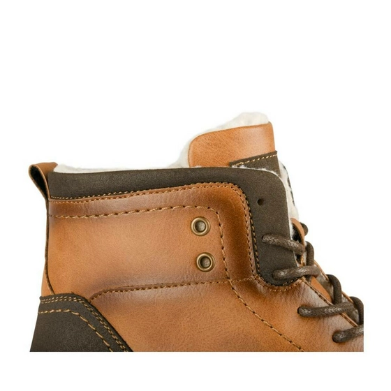 Bottines COGNAC DENIM SIDE