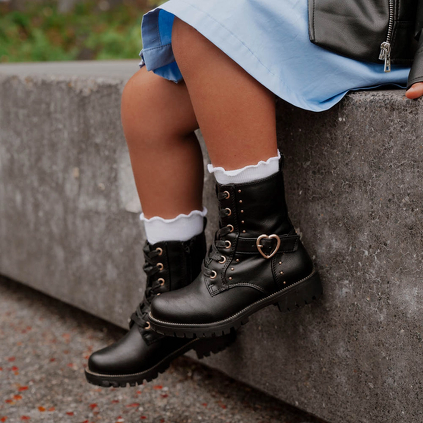 Ankle boots BLACK LOVELY SKULL