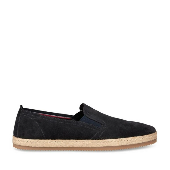 Espadrilles NAVY DENIM SIDE CUIR