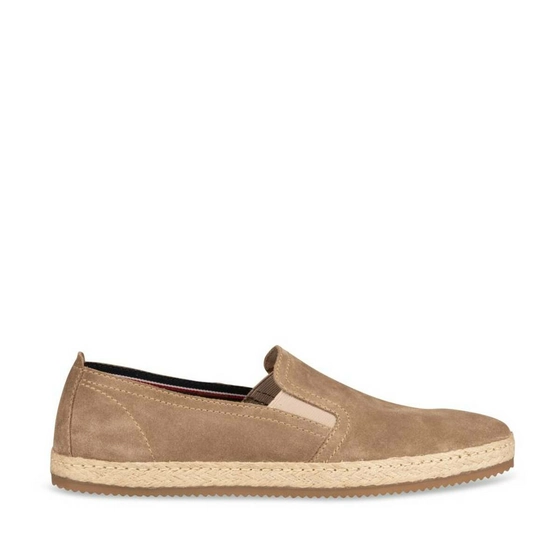 Espadrilles TAUPE DENIM SIDE CUIR