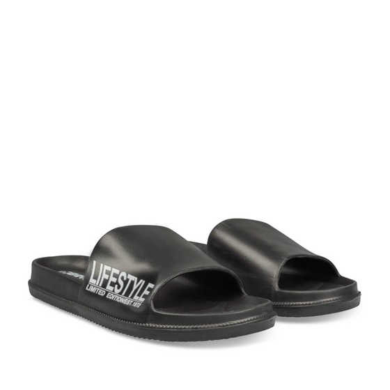 Slides BLACK DENIM SIDE