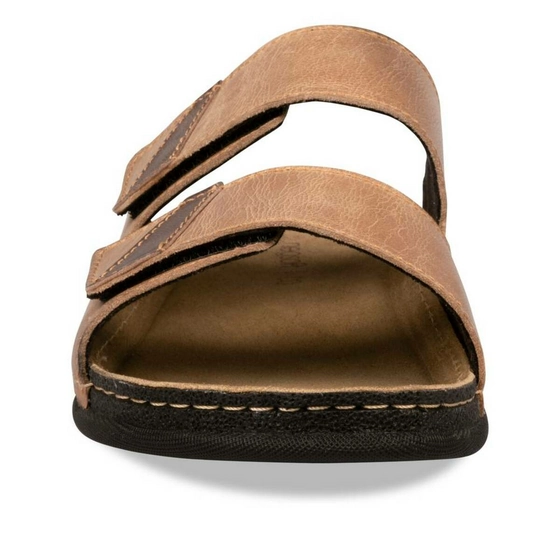 Mules BROWN NEOSOFT RELAX CUIR