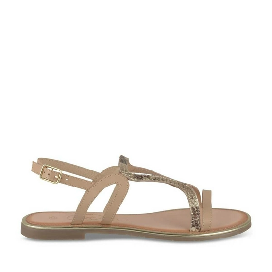 Sandals GOLD MEGIS CASUAL