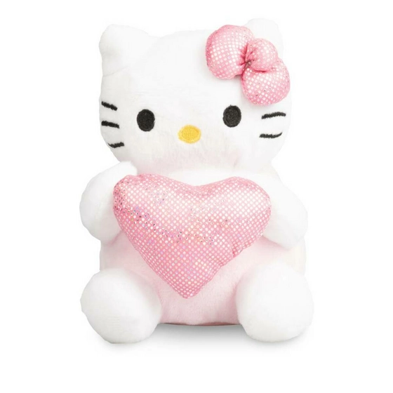 Chaussons peluche ROSE HELLO KITTY