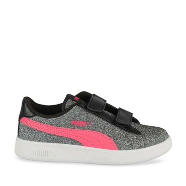 Baskets NOIR PUMA Smash Glitz Glam