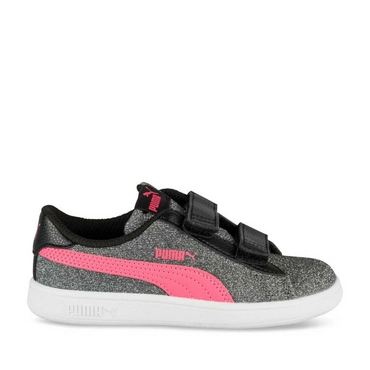 Baskets NOIR PUMA Smash Glitz Glam