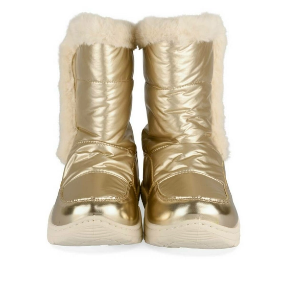 Snow boots GOLD LOVELY SKULL