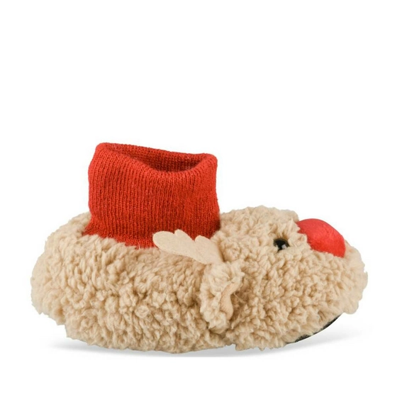 Plush slippers reindeer BROWN NINI & GIRLS