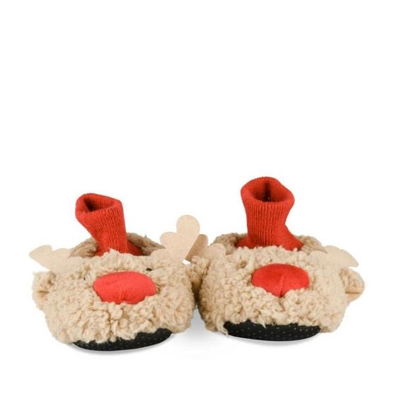 Plush slippers reindeer BROWN NINI & GIRLS